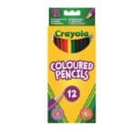 CRAYOLA 12 COLOURING PENCILS 03.3612