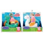 TOMY TOOMIES TODDLER BATH TOY PEPPA PIG FLOATS 1000-73106