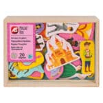 MAGNET BOX WOODEN - FAIRYTALE KINGDOM 1029-64046