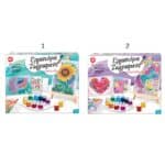 WORKSHOP PAINTING WATERCOLOR PAINTS PAINTING SET WITH WOODEN EASEL 1038-11025