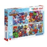 CLEMENTONI PUZZLE 2X20 + 2X60 SUPER COLOR MARVEL SUPERHERO 24769