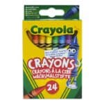 CRAYOLA CRAYONS X24 COLOURS 0224