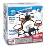 BONTEMPI DRUM SET 6PCS WITH STOOL 51 5218