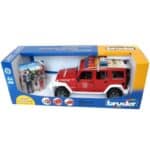 BRUDER JEEP WRANGLER UNLIMITED RUBICON FIRE DEPARTMENT 002528