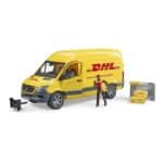BRUDER MB SPRINTER DHL WITH DRIVER ITEM 02671