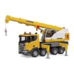 BRUDER 03571 SCANIA SUPER 560R LIEBHERR CRANE TRUCK WITH LIGHT AND SOUND MODULE