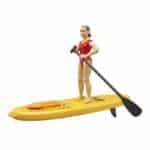 BRUDER BRUDER LIFEGUARD WITH STAND-UP PADDLE 62785
