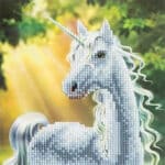 CRAFT BUDDY CARD CRYSTAL ART SUNSHINE UNICORN 18X18CM CCK-A2