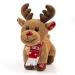 XMAS REINDEER WITH GREEK CAROLS 19CM 8185