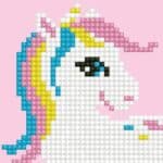DIANOND DOTZ - PRETTY PONY WITH FRAME DD1.024F