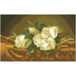 DIAMOND DOTZ MAGNOLIAS ON GOLD VELEVT DD12.046