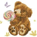 DIAMOND DOTZ - HONEY POT BEARLOLLY POP LICK DD6.032