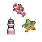 DIAMOND DOTZ DOTZIES 3 STICKERS DTZ12.025