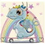 DIAMOND DOTZ DRAGON SKATE FS DTZ3.008