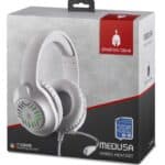 SPARTAN GEAR MEDUSA WIRED HEADSET WHITE/GREY