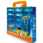 HOT WHEELS MULTIBRICK CAR CASE STORES UP TO 18 CARS HWCC8B