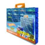 HOT WHEELS MULTIBRICK CAR CASE STORES UP TO 28 CARS HWCC8C