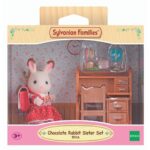 SYLVANIAN FAMILIES: CHOCOLATE RABBIT SISTER SET DESK 5016
