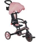 GLOBBER TRICICLE TRIKE EXPLORER FOLDABLE 4 IN 1 PASTEL PINK  732-210