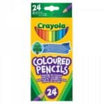 CRAYOLA 24 COLOURED PENCILS 3624