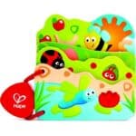 HAPE EARLY EXPLORER WOODEN BABY S BUG BOOK E0043A