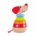 HAPE PEPE  FRIENDS WOODEN STACKER PEPE WITH SOUNDS E0448A