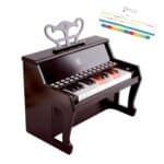 HAPE LEARN WITH LIGHTS PIANO - BLACK E0627