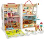 HAPE HAPPY FAMILY WODDEN STABLE PONY CLUB E3409A