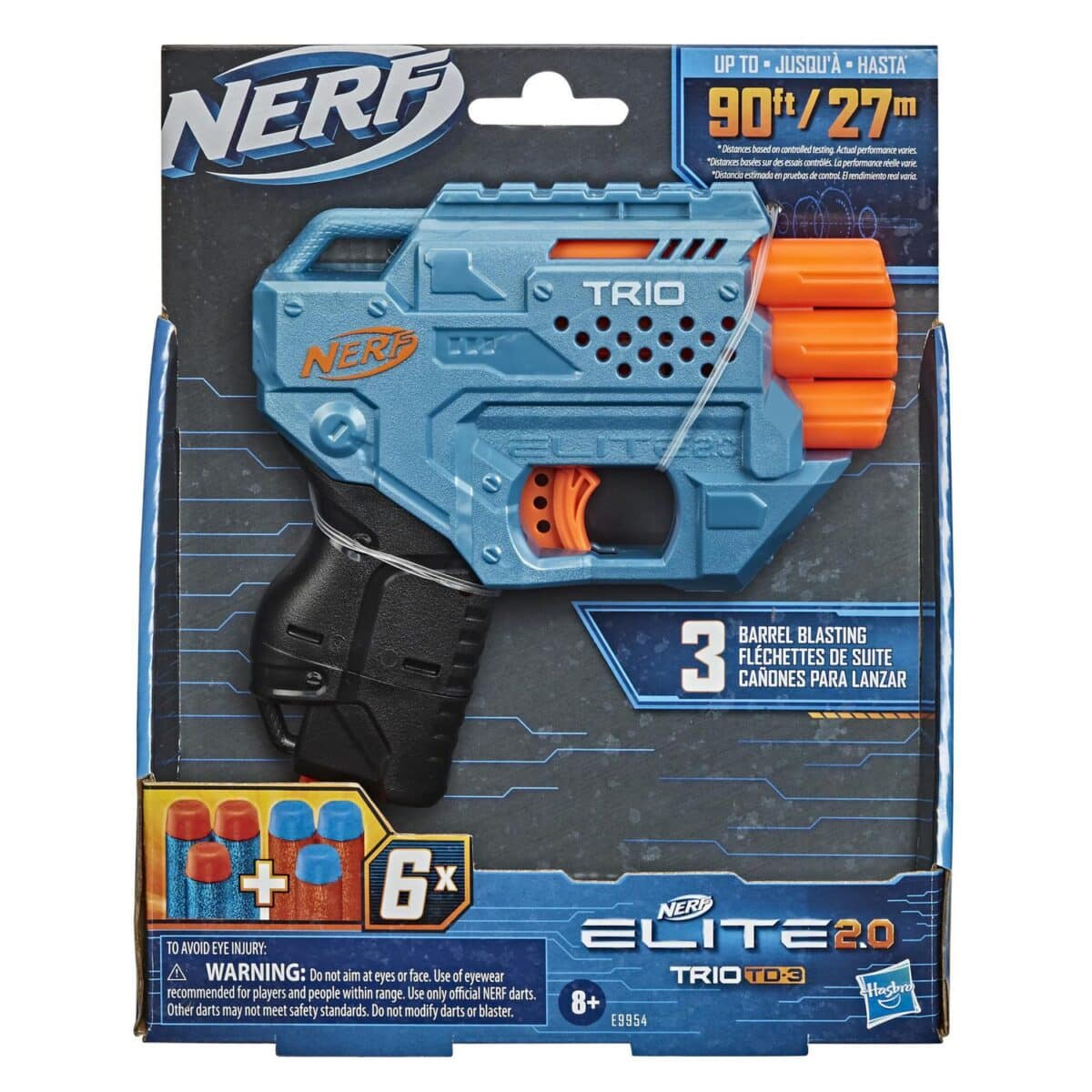 NERF ELITE TRIO 2.0 SD 3 E9954 - Image 1