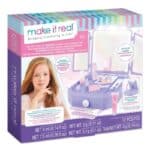 MAKE IT REAL DELUXE LIGHT UP MIRRORED VANITY AND COSMETIC SET 2532