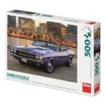 DINO PUZZLE DODGE CAR 500 PIECES 50252