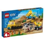 LEGO 60391 CITY - CONSTRUCTION TRUCKS AND WRECKING BALL CRANE