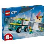 LEGO 60403 CITY - EMERGENCY AMBULANCE AND SNOWBOARDER