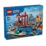 LE60422 CITY - SEASIDE HARBOR WITH CARGO SHIP