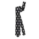 SKULL NECKTIE SATIN 291-2992K