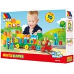 MOLTO BLOCKS TRAIN 2 RAILCARS 16470