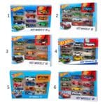 HOT WHEELS SET OF 10 54886
