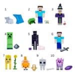 MINECRAFT FIGURES 8CM GTP08