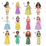 DISNEY PRINCESS SMALL DOLLS HLW69