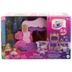 PRINCESS CARROT CASTLE TRANSFORMING PLAYSET WITH AURORA LITTLE DOLL HWX17