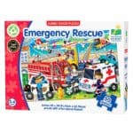 JUMBO FLOOR PUZZLE - RESCUE VEHICLES J321959