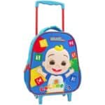 COCMELON TROLLEY BACKPACK 2CASES 27*10*31