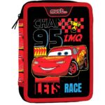 MUST DOUBLE DECKER PENCIL CASE FILLED 15X5X21 CARS LETS RACE564320