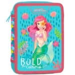 MUST DOUBLE DECKER PENCIL CASE FILLED 15X5X21 DISNEY PRINCESS ARIEL 564396