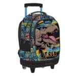 MUST JURASSIC WORD T. REX BACKPACK TROLLEY 34X20X44 570981