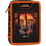 MUST DOUBLE DECKER PENCIL CASE FILLED 15X5X21 ANIMAL 571015