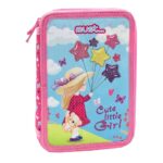 DOUBLE DECKER PENCIL CASE FILLED 15x5x21