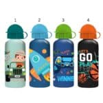 MUST BOTTLE 500ML ALUMINIOUM 6.5X21  4COLOURS BOY 584889