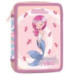 MUST DOUBLE PENCIL CASE FILLED 15X5X21 MERMAID VIBES PA585744