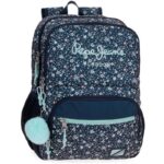 PEPE JEANS ALENKA SCHOOL BACKPACK WITH TWO COMPARTMENTS AND FRONT POCKET PA68725D1